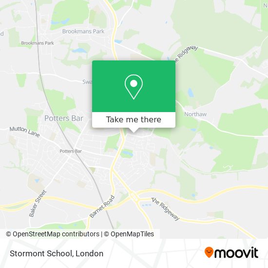 Stormont School map