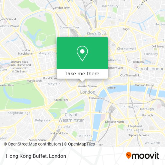 Hong Kong Buffet map