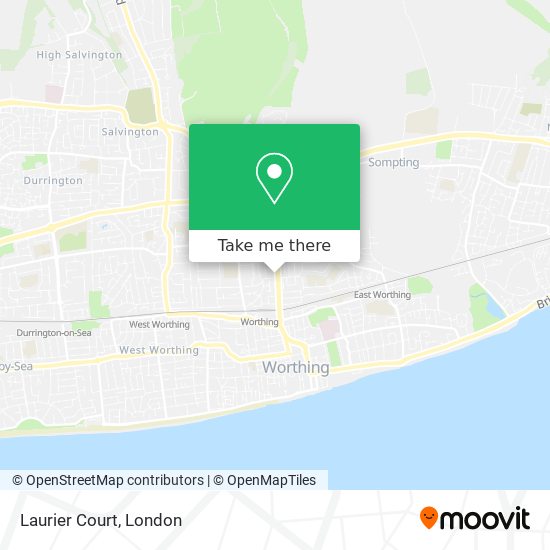 Laurier Court map