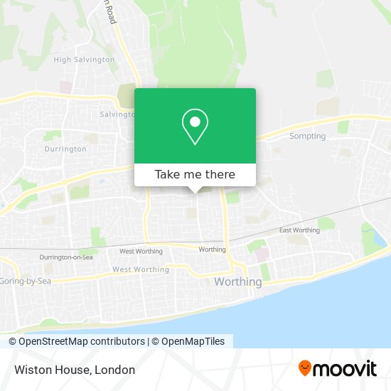 Wiston House map