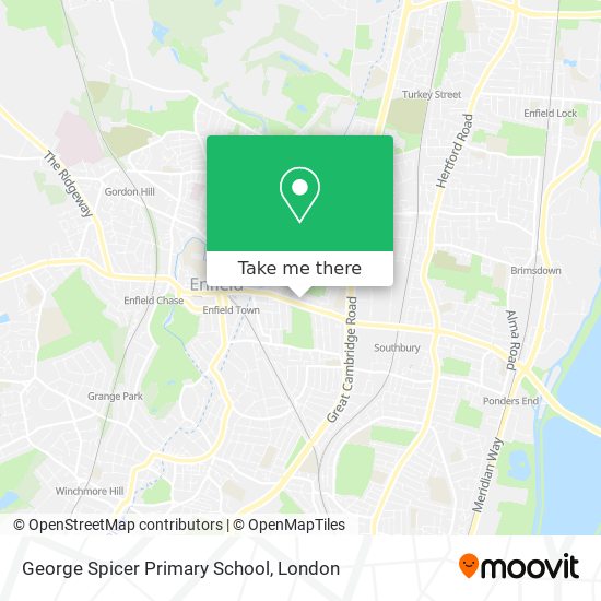 George Spicer Primary School map