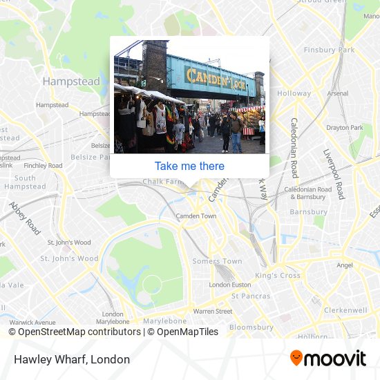 Hawley Wharf map