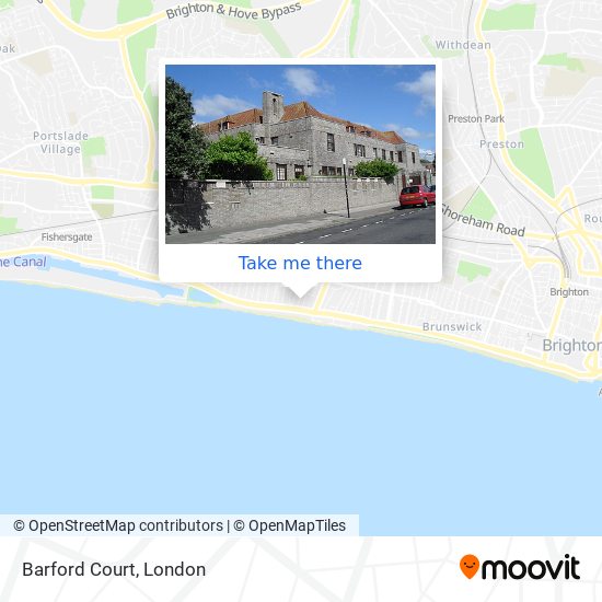 Barford Court map