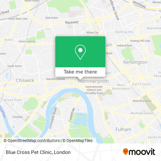 Blue Cross Pet Clinic map