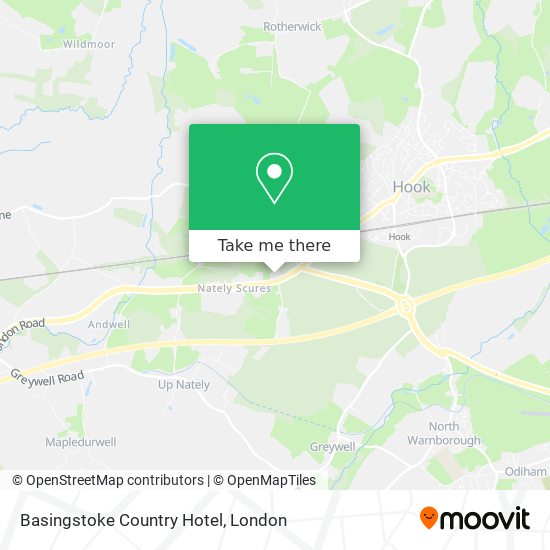 Basingstoke Country Hotel map