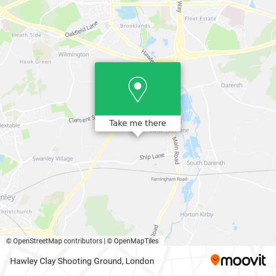 Hawley Clay Shooting Ground map