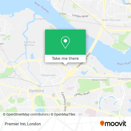 Premier Inn map