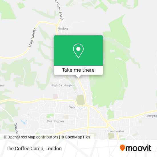 The Coffee Camp map