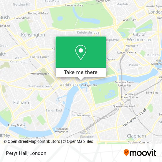 Petyt Hall map