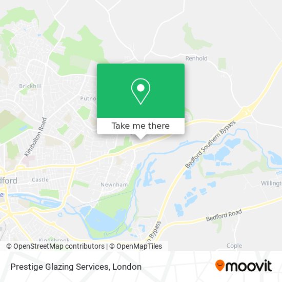 Prestige Glazing Services map