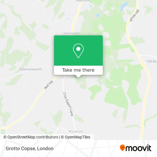 Grotto Copse map