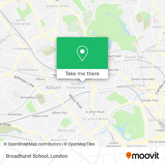 Broadhurst School map