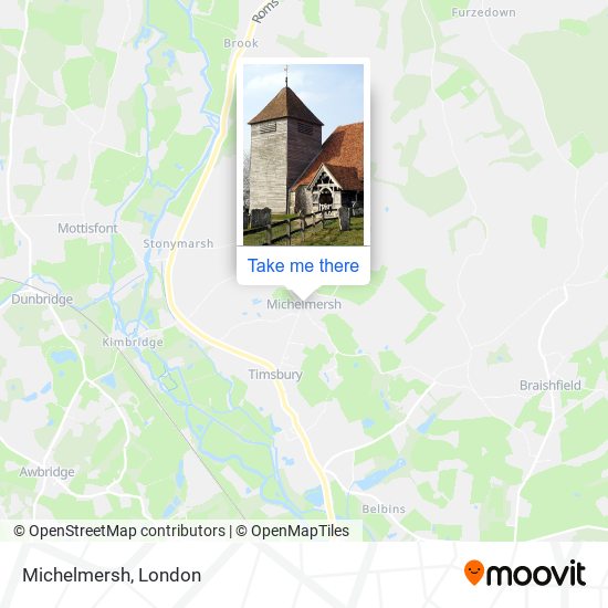 Michelmersh map