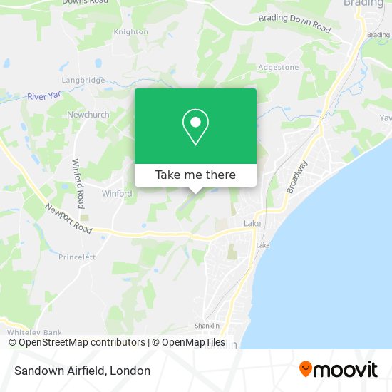 Sandown Airfield map