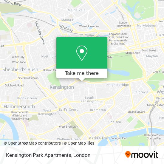 Kensington Park Apartments map