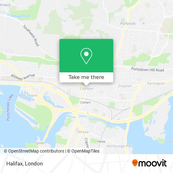 Halifax map