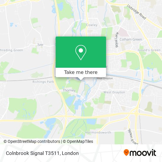 Colnbrook Signal T3511 map