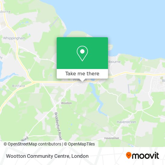 Wootton Community Centre map