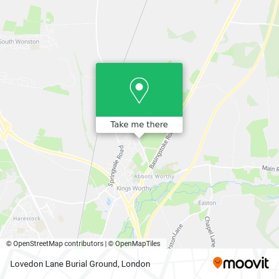 Lovedon Lane Burial Ground map