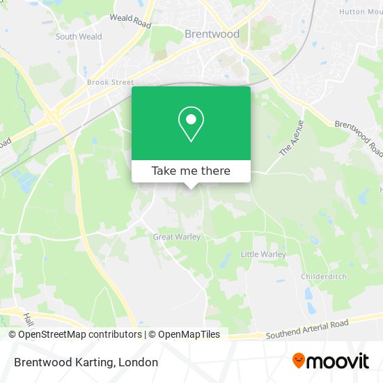 Brentwood Karting map