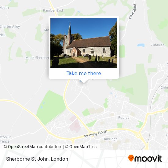 Sherborne St John map