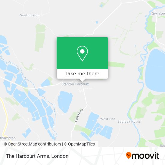 The Harcourt Arms map