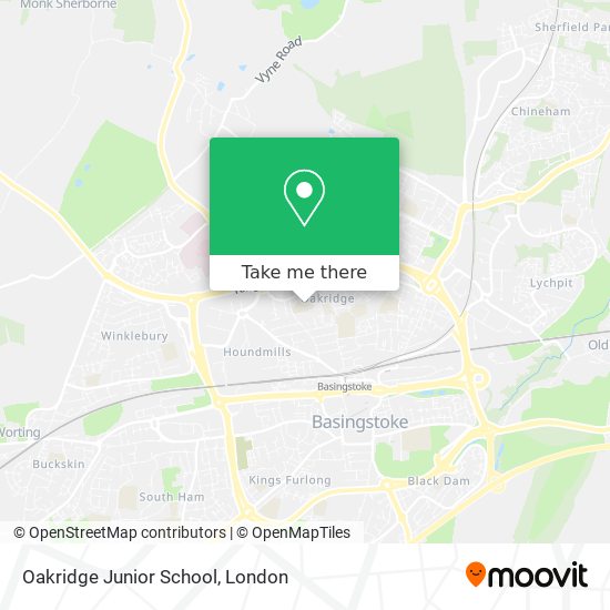 Oakridge Junior School map