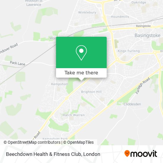 Beechdown Health & Fitness Club map