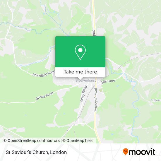 St Saviour's Church map