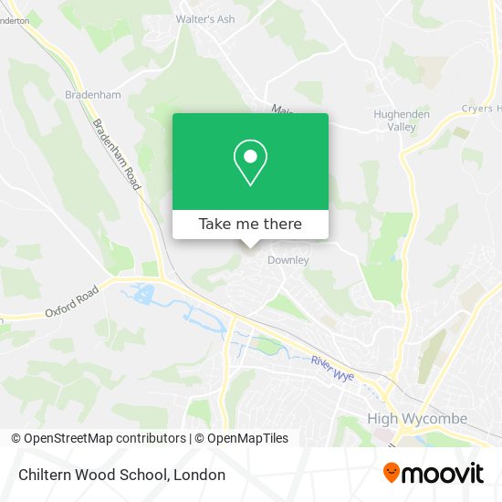 Chiltern Wood School map