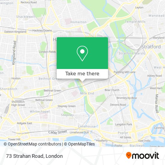 73 Strahan Road map