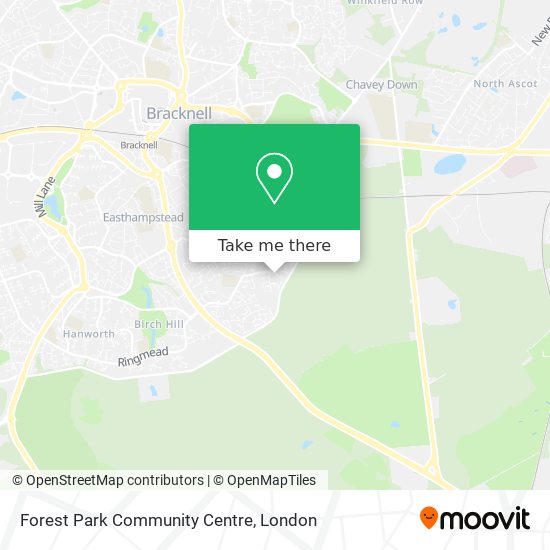 Forest Park Community Centre map