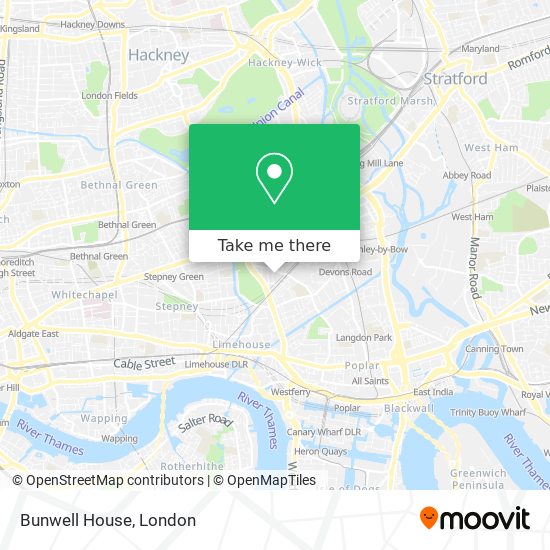 Bunwell House map