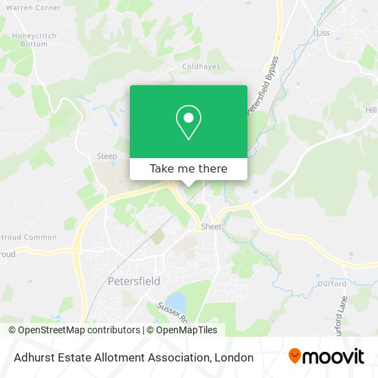 Adhurst Estate Allotment Association map