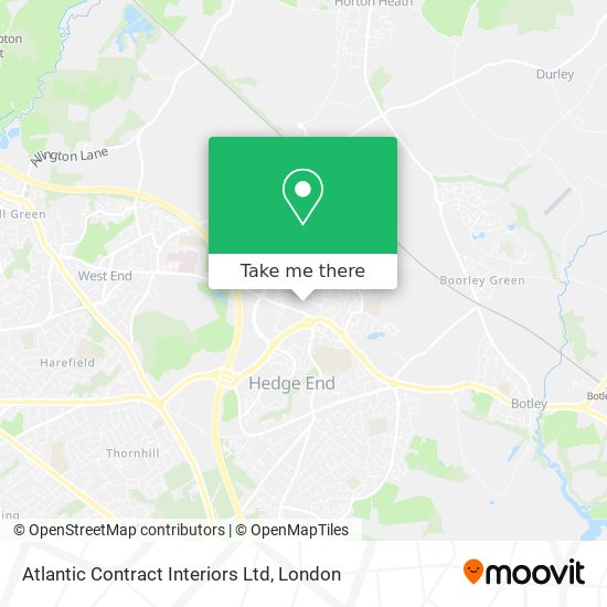 Atlantic Contract Interiors Ltd map