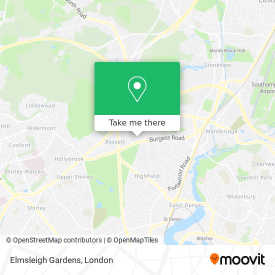 Elmsleigh Gardens map