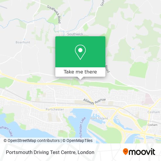 Portsmouth Driving Test Centre map