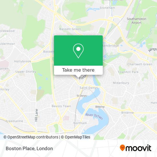 Boston Place map
