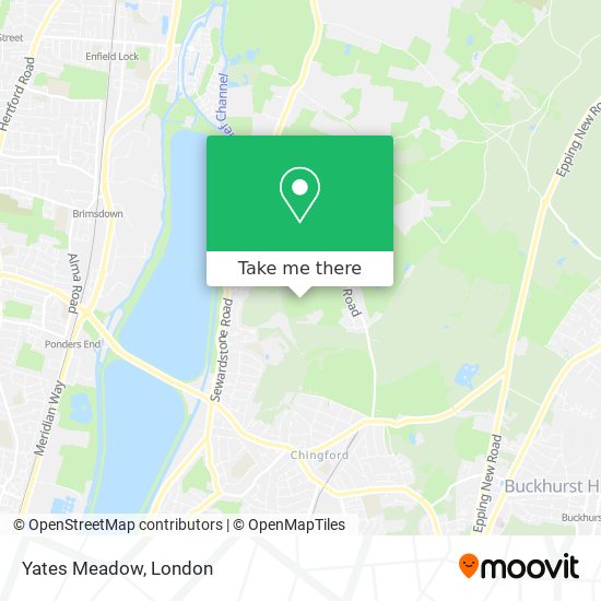 Yates Meadow map
