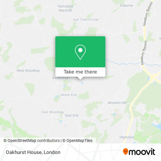 Oakhurst House map