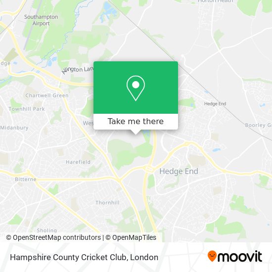 Hampshire County Cricket Club map