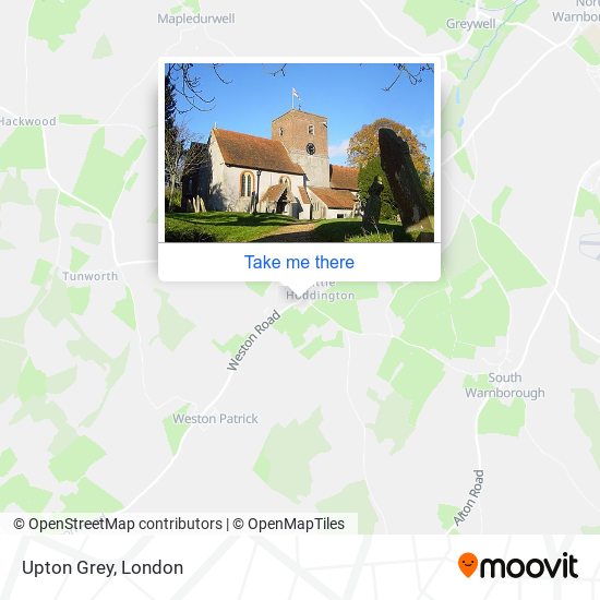 Upton Grey map