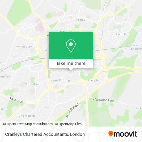Cranleys Chartered Accountants map