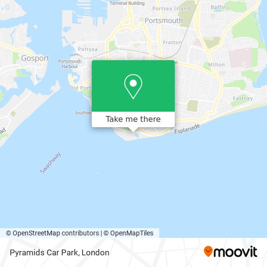 Pyramids Car Park map