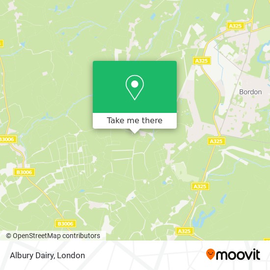 Albury Dairy map