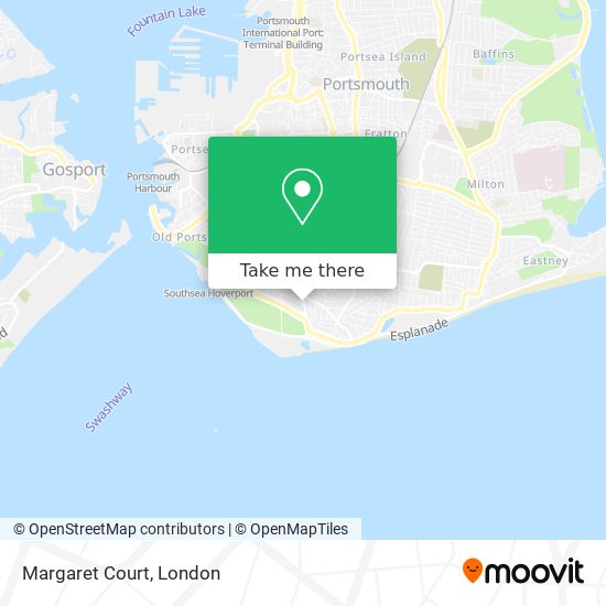Margaret Court map