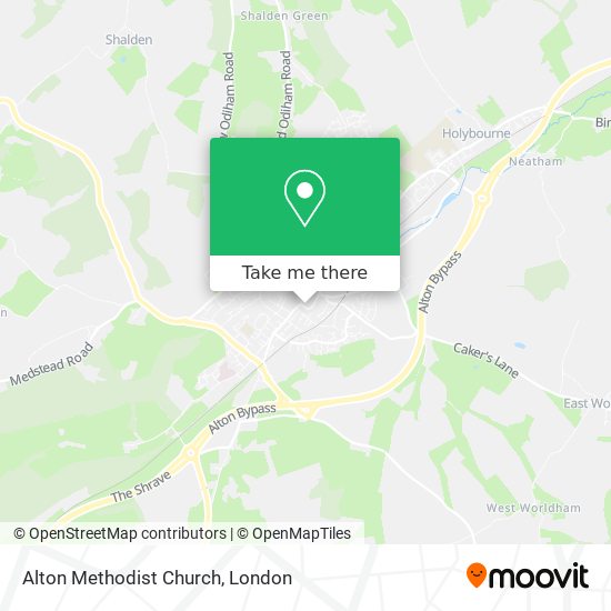 Alton Methodist Church map