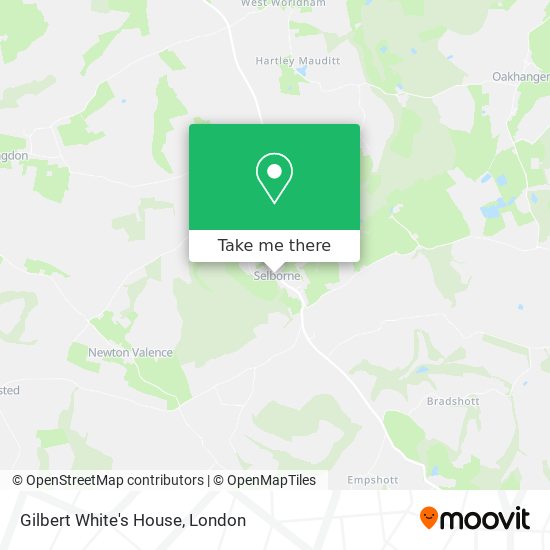 Gilbert White's House map