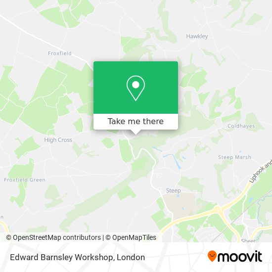 Edward Barnsley Workshop map