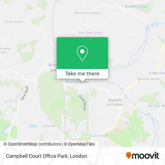 Campbell Court Office Park map